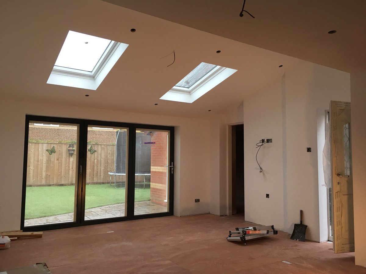 WearBuilders's tweet photo. From a conservatory that wasn’t getting used because of too hot in summer/too cold in winter, to a bigger new kitchen and added sunroom. 
Almost there.
#wearbuilding https://t.co/Qtk14MJJY6