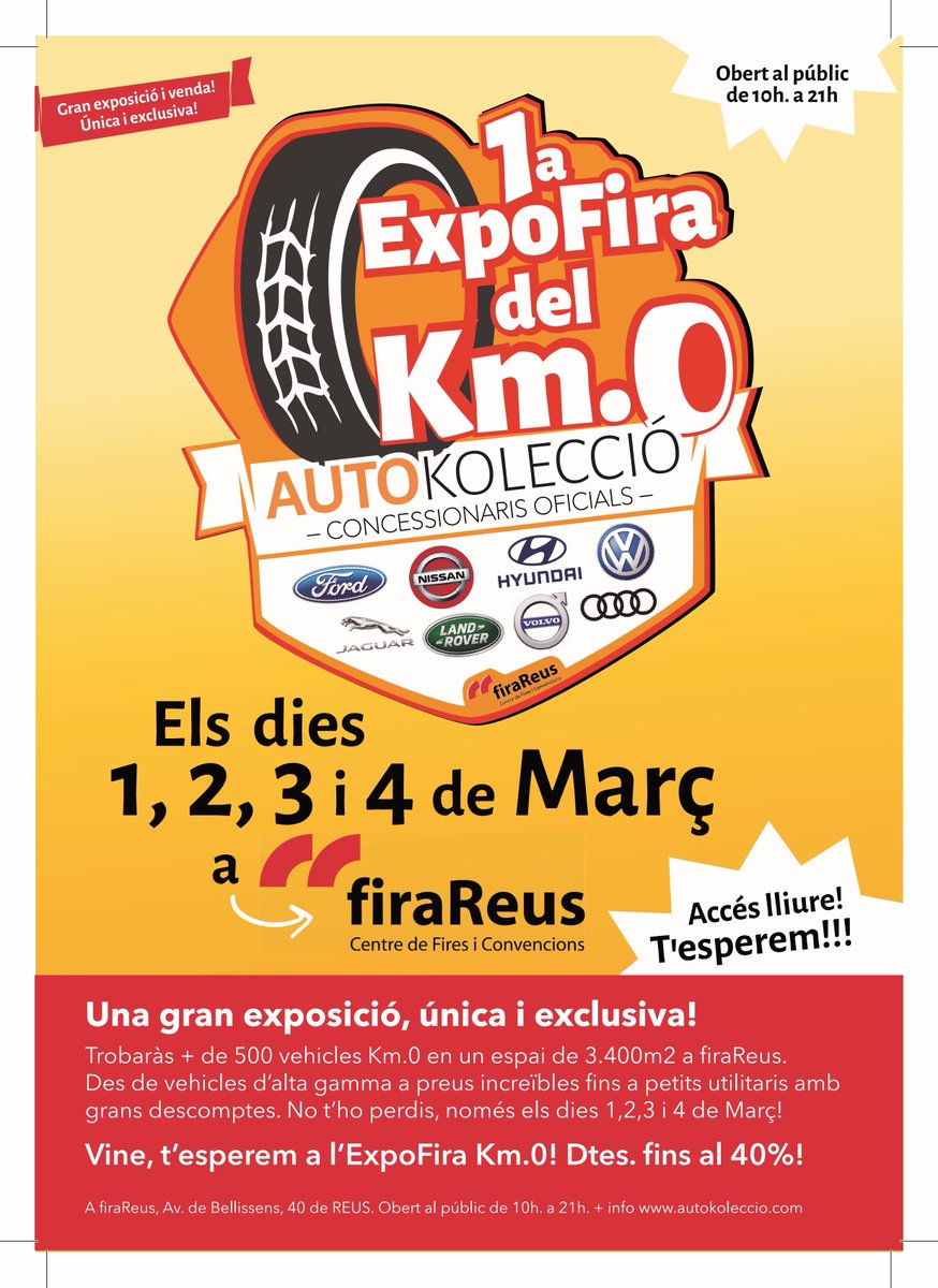 NikkoVilanova's tweet photo. Vols canviar el teu cotxe, però no et pots permetre un de nou, tenim la solució per a tu. Vine a la primera Expofira de Km0 a la fira de Reus. 🚘💶💪
#nikkocentervilanova #nissan #expofirareus #km0 #motorsports https://t.co/ZN8BrQTnv6