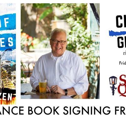 City_of_Grudges's tweet photo. Follow #CityofGrudges on Facebook for event info, like Friday's advance book signing at @SevilleQuarter, conveniently scheduled during #HappyHour. (Would #WalkerHolmes have it any other way?) https://t.co/Tys4fLGZEU https://t.co/2UosNP1qLg
