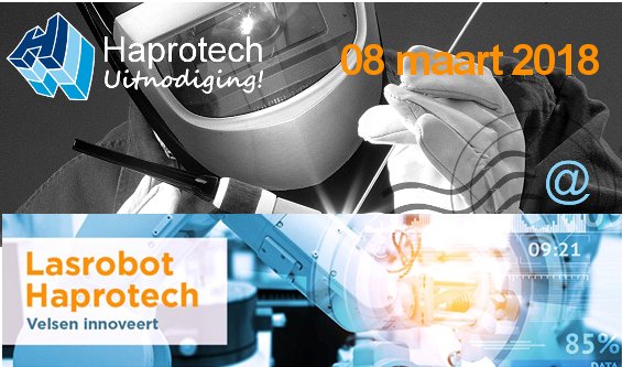 haprotech's tweet image. Op 8 maart a.s. zal Haprotech Lasopleidingen in samenwerking met de @gemvelsen  een presentatie houden over de voortgang binnen de lastechniek. Incl. demonstratie #lasrobot  Lees hier meer en meldt u aan! lnkd.in/g6BcvBe #velsen #NIL #OOM #lassen #opleiden #innovatie