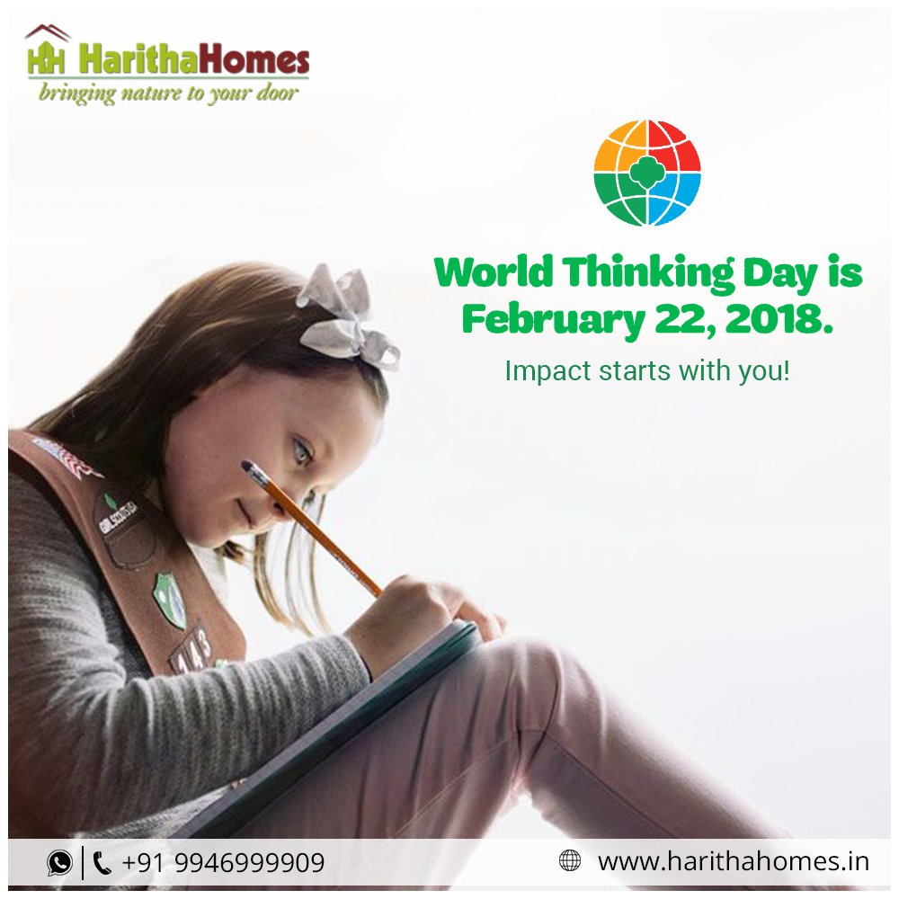HarithaHomes's tweet image. One Small Positive Thought In The Morning Can Change Your Whole Day 
Happy World Thinking Day 
#HappyWorldThinkingDay #WorldThinkingDay2018 #WorldThinkingDay2018Feb22 #22Feb2018
#flatsandapartmentsinkerala #flatforsaleinthrissur #flatsforsaleinthrissur #villasforsaleinthrissur