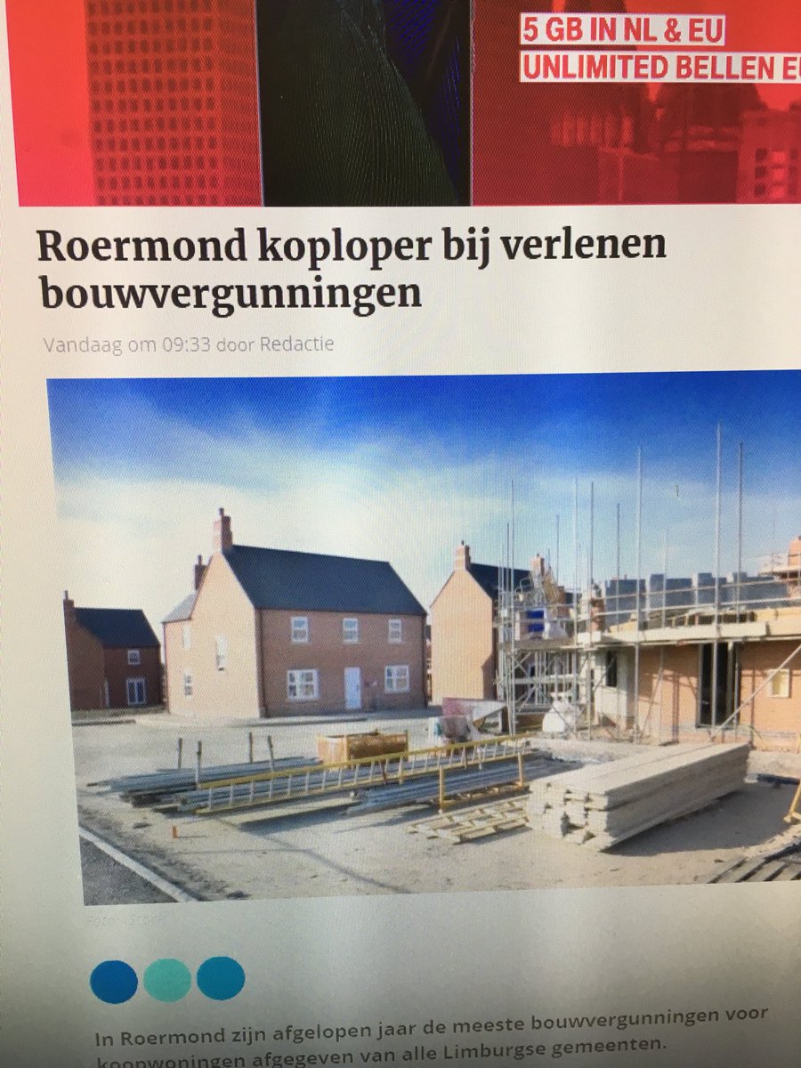 Roermond timmert flink aan de weg . Bouwt aan de toekomst voor onze kinderen!