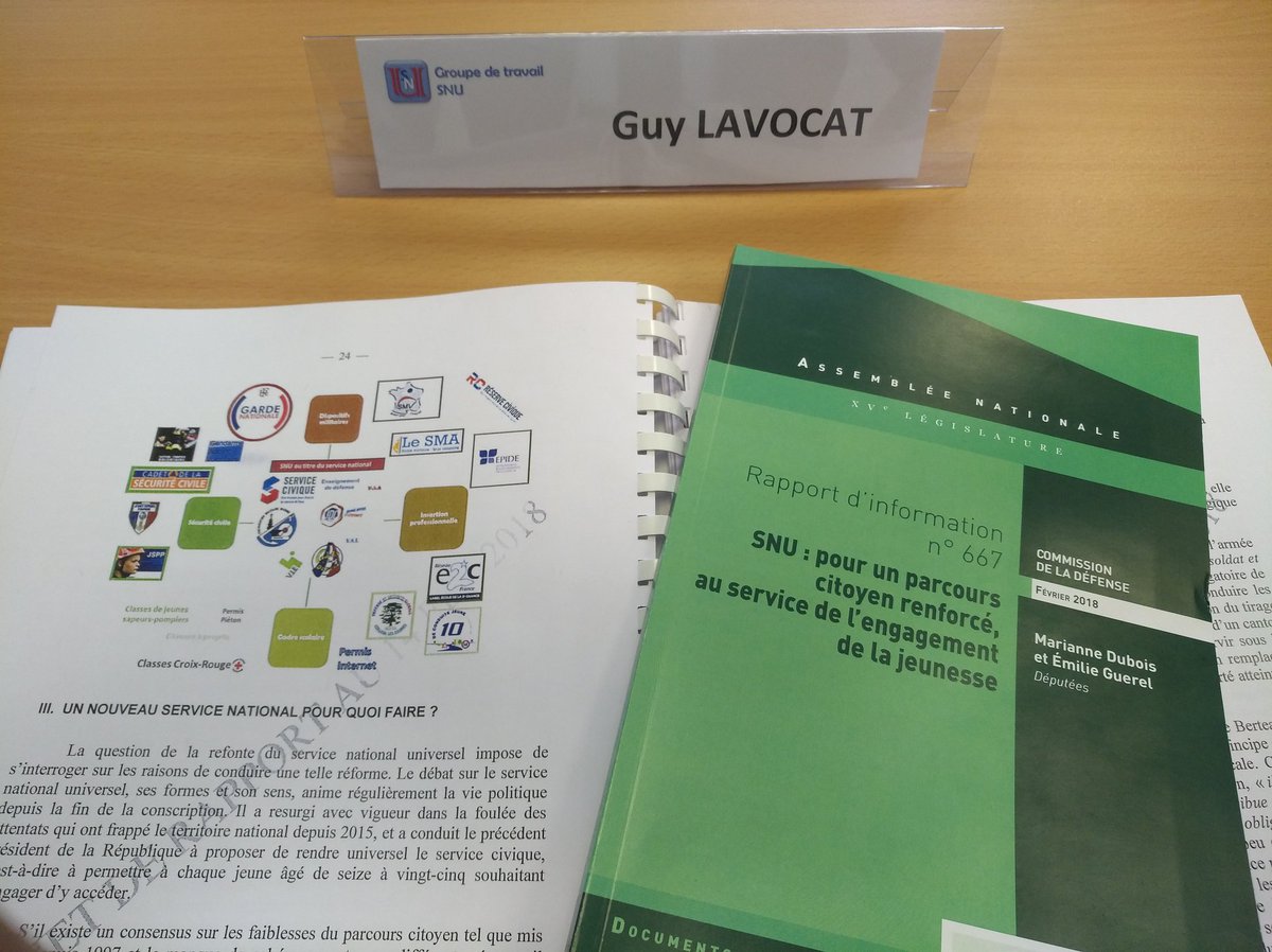 Audition par le #GTSNU des députées #MarianneDubois et #EmilieGuerel rapporteures sur le #ServiceNationalUnviversel @AssembleeNat @enmarchefr