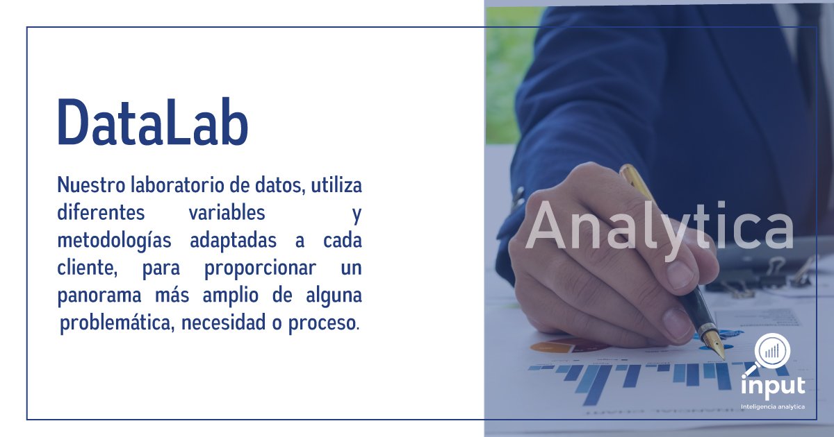 InputCompany's tweet photo. Ofrecemos estudios de opinión, estudios de mercado, estudios de satisfacción, estudios de riesgo, entre otros.

Dejénos un mensaje y con mucho gusto le enviaremos nuestro portafolio, o contáctenos (+57) 317 855 3996
#BigData #informacion #InteligenciaAnalytica #Datos #Empresas https://t.co/YuO8gqYDLu