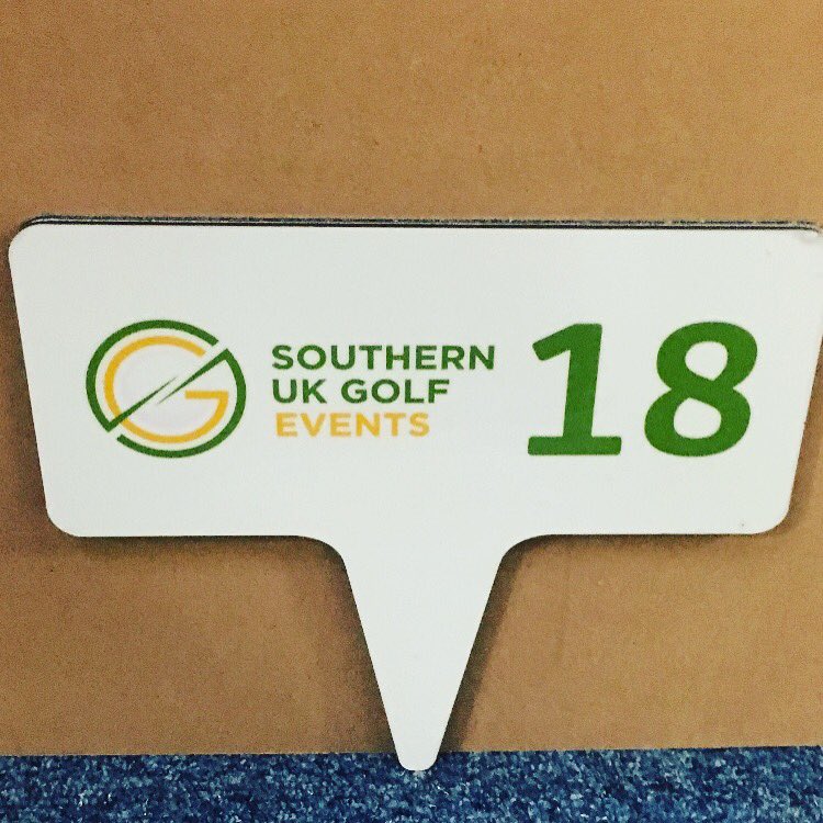 New Tee Markers for the season just arrived. Let's hope we can get them in the ground <a href="/OldThornsHotel/">Old Thorns Hotel & Resort</a> this weekend for the Team Championships ⛳️