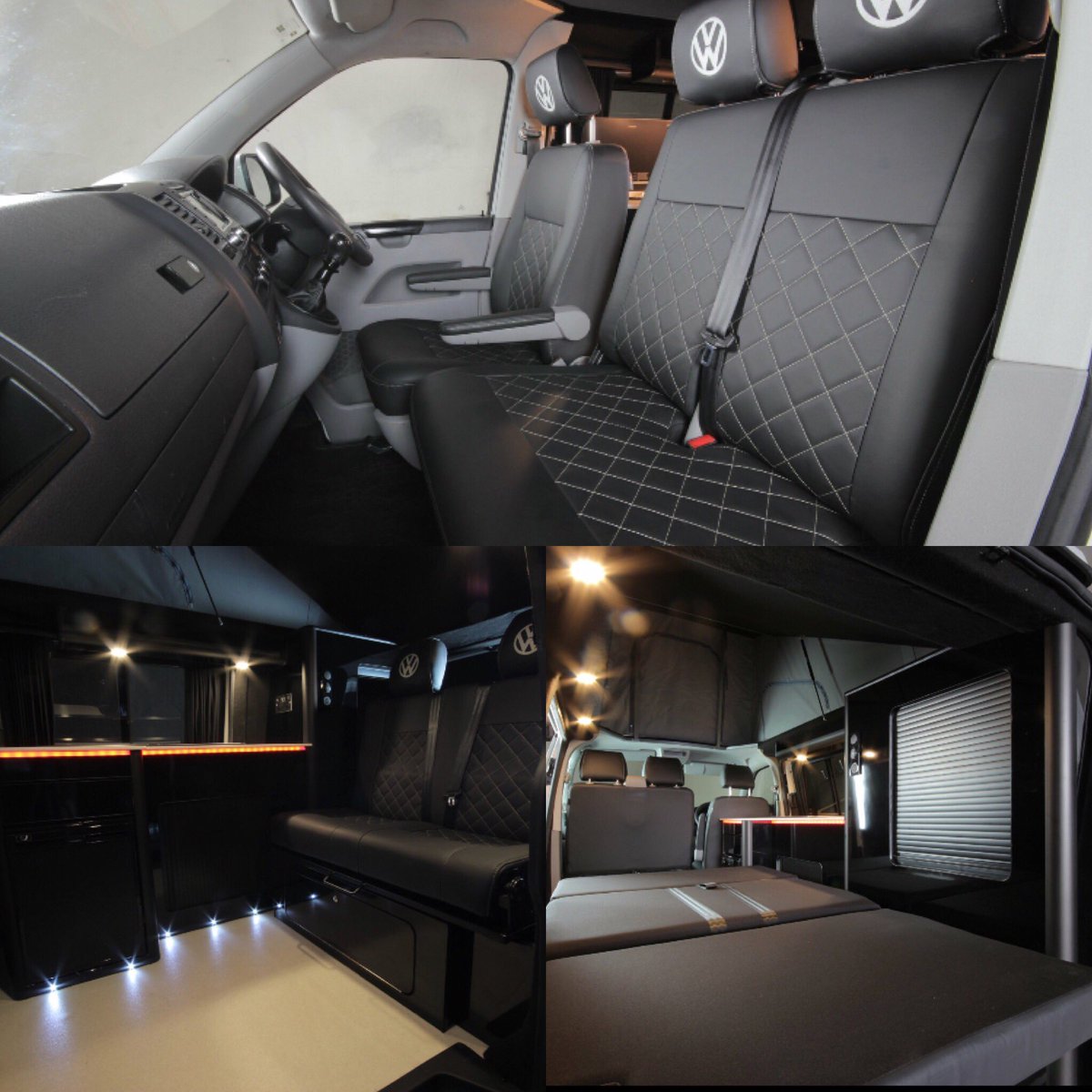 vw transporter front seat conversions