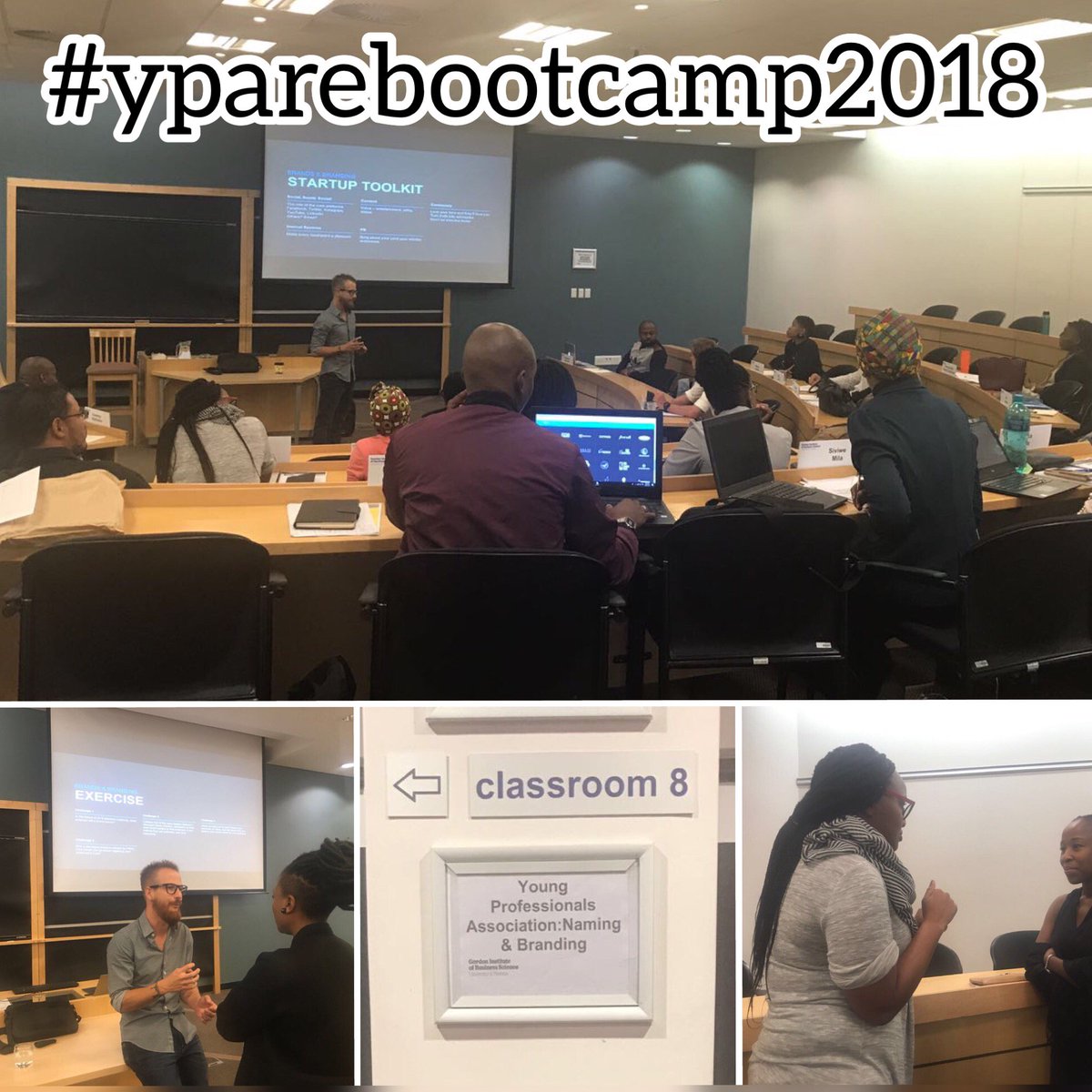 A young #tbt to our #yparebootcamp2018 class yesterday at  @GIBS_SA with @levonrivers on naming and branding. #education #entrepreneurship #smallbusinessdevelopment #ypalive