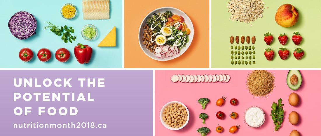 DietitiansCAN's tweet photo. Are you ready? The countdown is ON! 
March is #NutritionMonth and this year dietitians will help Canadians Unlock the Potential of Food. Read the news release: https://t.co/TU3opikzoK https://t.co/Aqfsgky4Jr