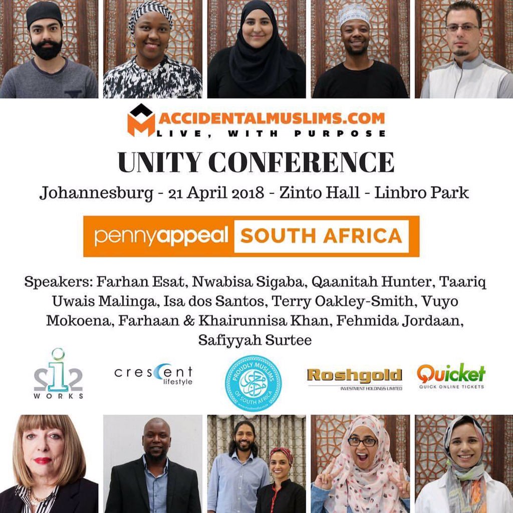 PennyAppealSA_'s tweet image. Get your tickets for the #unityconference taking place in JHB on the 21st of April. Book tickets through Quicket