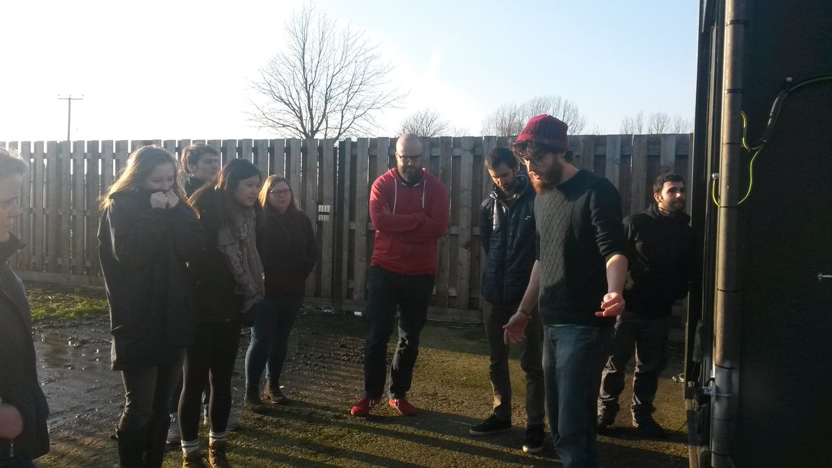 CambPlants's tweet image. We finish the #YIF visit to @InnovationHub1 visiting @entomics and learning how use fly larvae to degrade food waste. Thanks @Morleyfarms and @AgriTechEast !