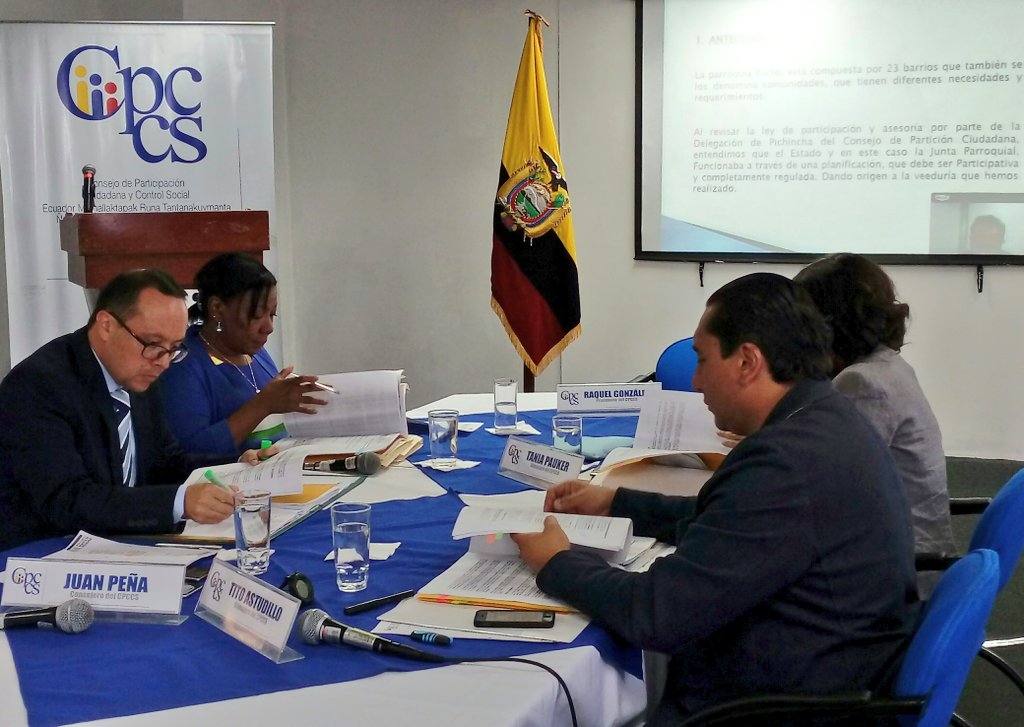 Conocemos el informe de la #VeeduríaCiudadana conformada por pobladores de la Junta Parroquial Pacto, en Pichincha, para vigilar la implementación del Sistema de Participación