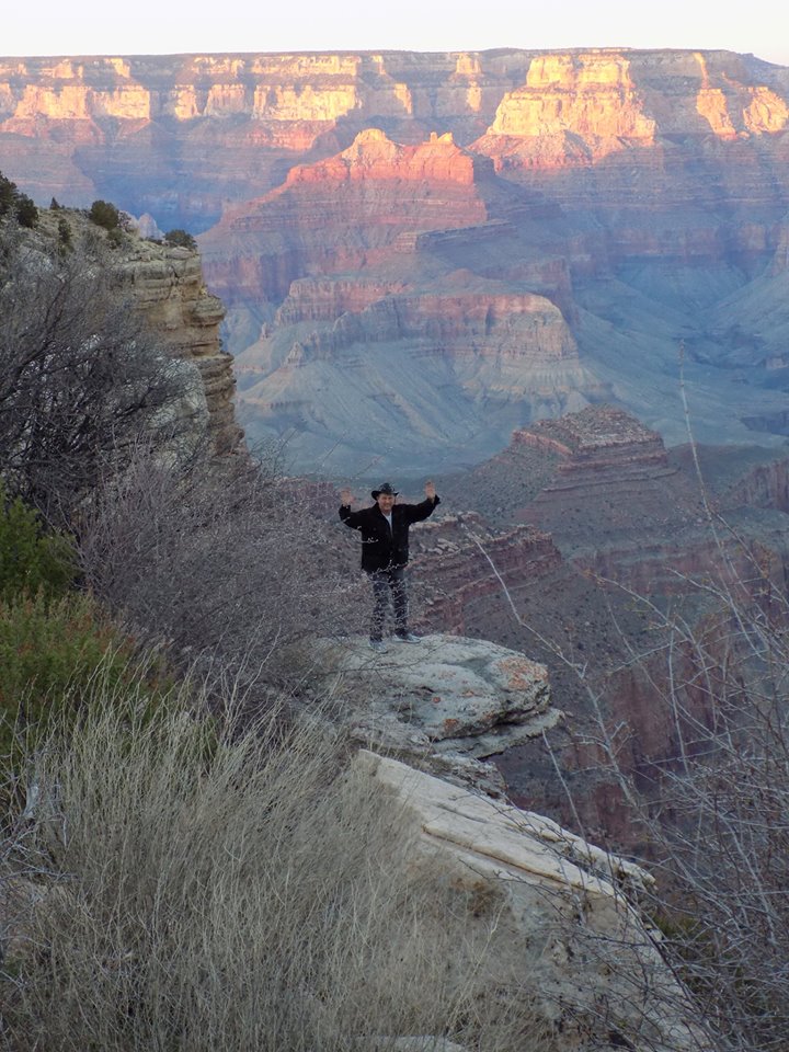 Ezmoney Bucket List. Stand on the edge of the Grand Canyon. CHECK One missed step and its a long way down.