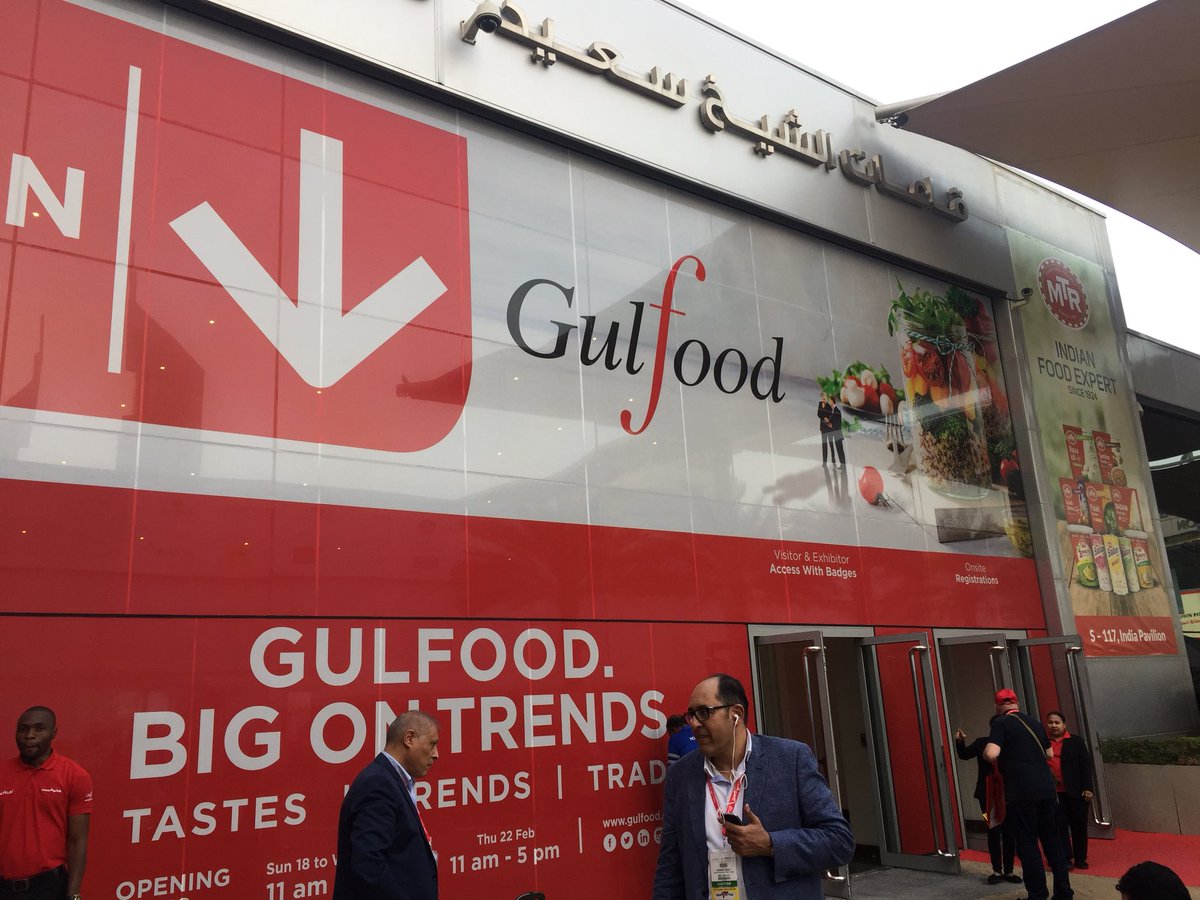 poldc's tweet photo. Ultimas imagenes de #Gulfood 120 paises 5000 expositores de alimentos para un mercado en enorme expansion compuesto principalmente por Medio Oriente asia pacifico y norte de África.Solo AEU en 2018 llego a USD13.2 billones https://t.co/S2pGPvxW8B