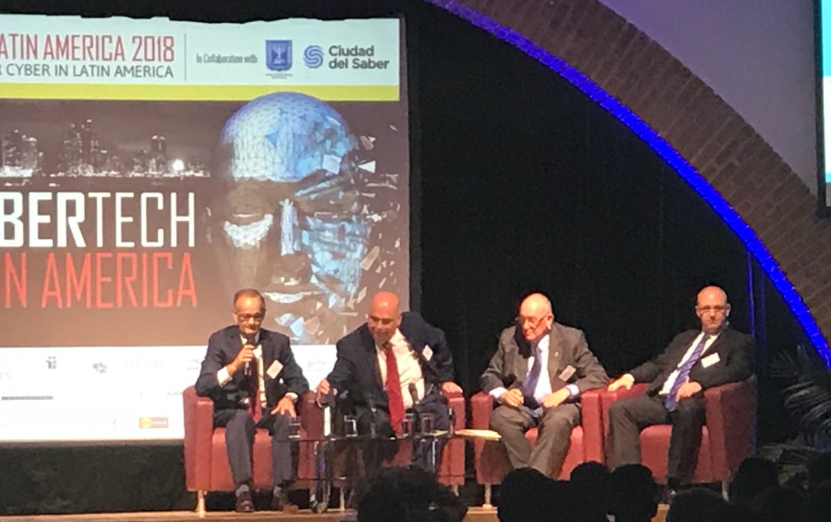 G3ek_314's tweet image. Great panel about #cybersecurity at the #CyberTechLATAM at .@CiudaddelSaber .@IsraelinPanama