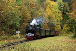 bahnbilder's tweet photo. Da hatte man sich eine grandiose Einfahrt versprochen, mit mächtiger Dampffahne und dann das: Gemütlich  kullert  99 6001 mit ihrem IG HSB-Sonderzug, während einer Scheineinfahrt, in den Haltepunkt Tiefenbachmühle. #bahnbilderde https://t.co/nLE2KTupMZ https://t.co/6caa8QNRaa