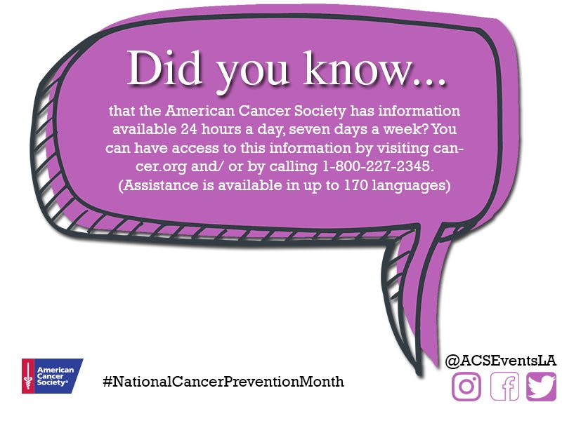 Did you know that you have information at your fingertips?

Watch out for more upcoming tips and visit our website: calspirit.org | text CAL to 91999 to give donations to ACS