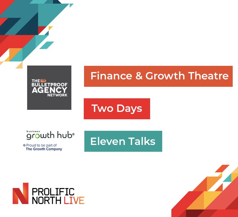 MktgShowNorth's tweet image. Two days of talks lined up in this year's #Finance &amp;amp; #Growth Theatre   sponsored by @BulletproAgency &amp;amp; @BizGrowthHub #PNLive

See full list of speakers here -&amp;gt; bit.ly/2GkLVqj