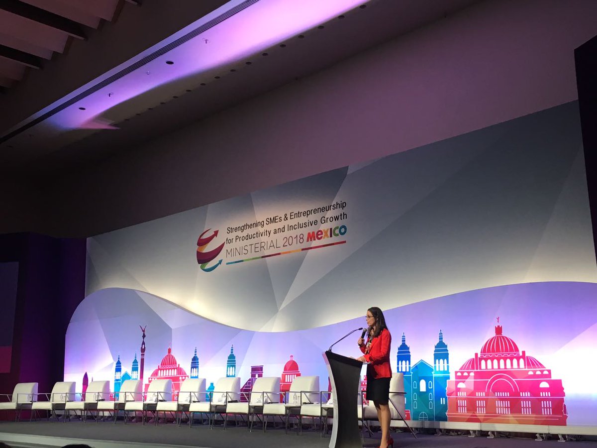 ComceOficial's tweet photo. El @ComceOficial participa en la Conferencia Ministerial de la OCDE #oecdsme, en ésta primera sesión se habla de la importancia de las pequeñas y medianas empresas #SMEs para la #Globalizacion https://t.co/ffvJcyWDEF