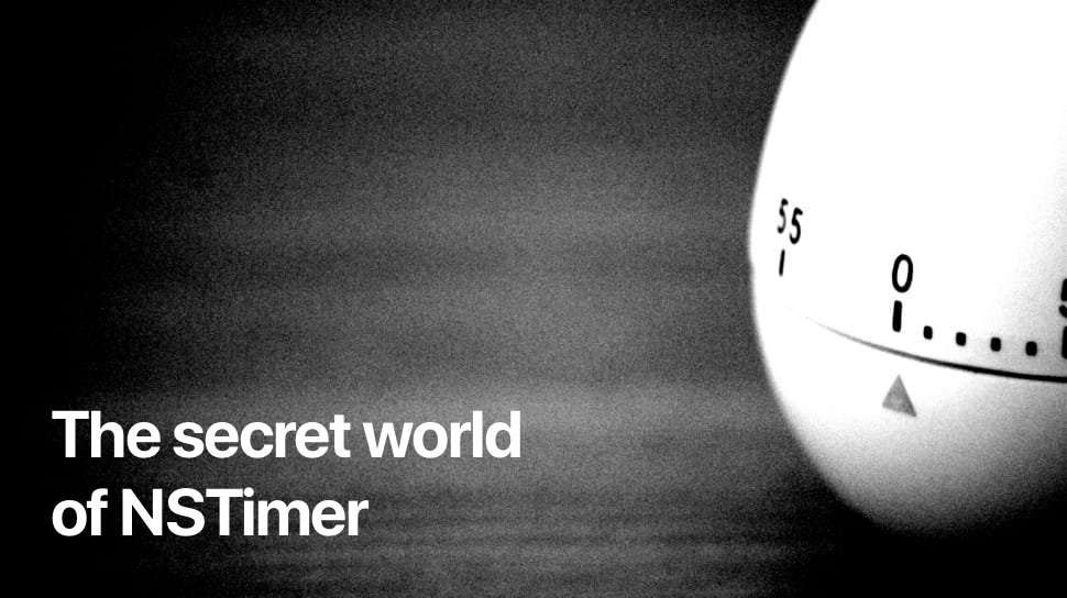 danielemargutti's tweet photo. The secret world of #NSTimer #swiftlang #iosdev #macdev #cocoa https://t.co/eGdrJK90Op https://t.co/Z6HJyyWafH