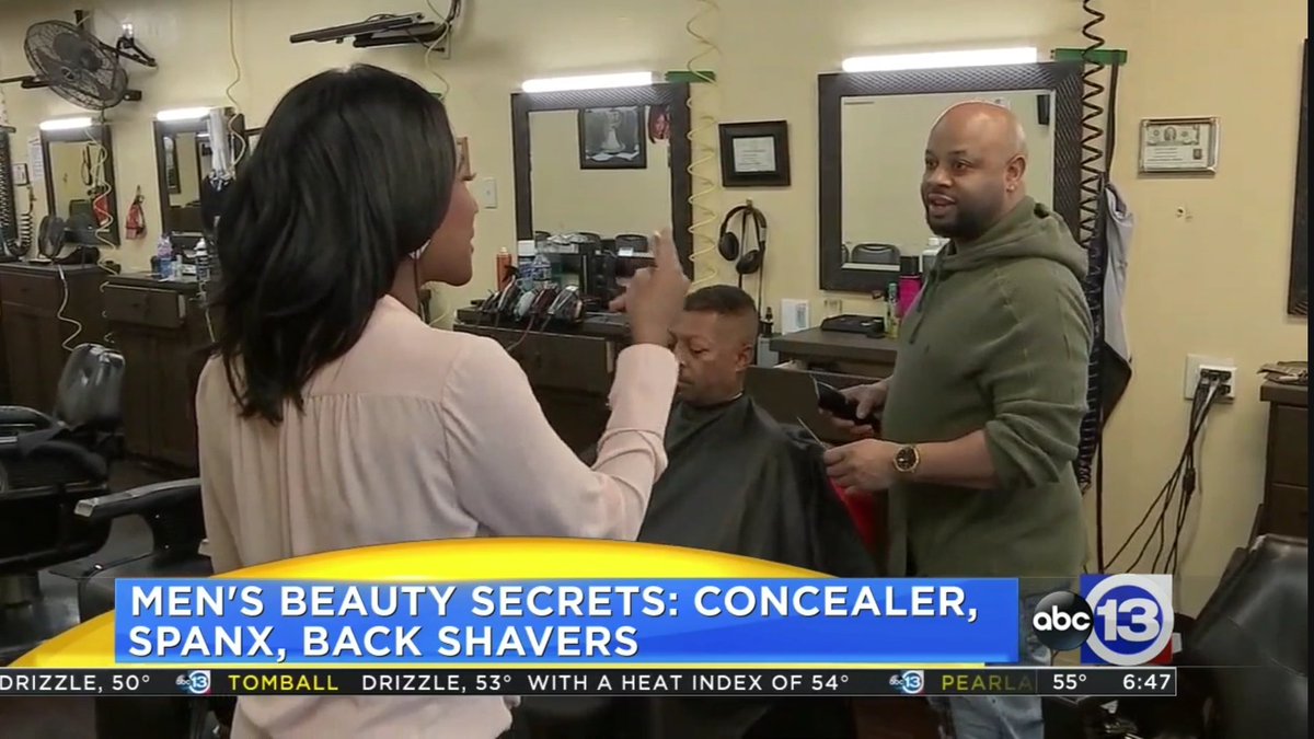 luisito11martin's tweet photo. Glad there was a segment for us Men @SamicaKnight13, still can't get over the #backshaver to @michaelstrahan π€£π€£π€£π€£πππ. Good morning to everyone on set @KatherineABC13 @TomKochABC13 @HerzogWeather #numberoneviewer of @abc13houston #abc13eyewitness https://t.co/HwtJws5m2z