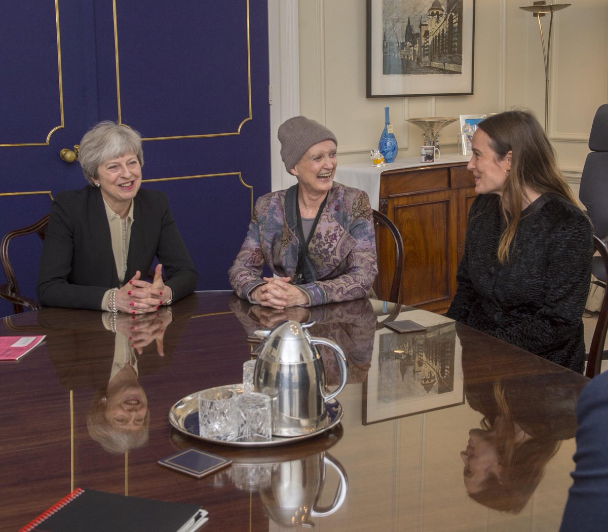 The PM today met Baroness Jowell and her family with the Health and Social Care Secretary to discuss proposals to improve brain cancer care, as @DHSCgovuk and @CR_UK announce a £45 million boost to brain tumour research to tackle a disease where survival rates remain far too low