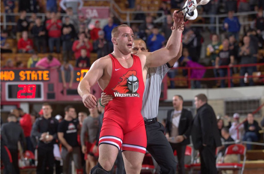 Drewfus1977's tweet photo. @PPJSHSwrestling This guy knows what starts today. Let’s get after it Fellas #represent #states https://t.co/KuDXh0BPPr