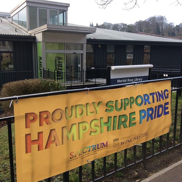 UniWinLibrary's tweet photo. We are very proud to be supporting Hampshire Pride happening this Saturday here in Winchester! #PrideHantsWide #hampshirepride2018 #hampshirepride https://t.co/HGvsMY6xJF https://t.co/sJAIoqQy8Y
