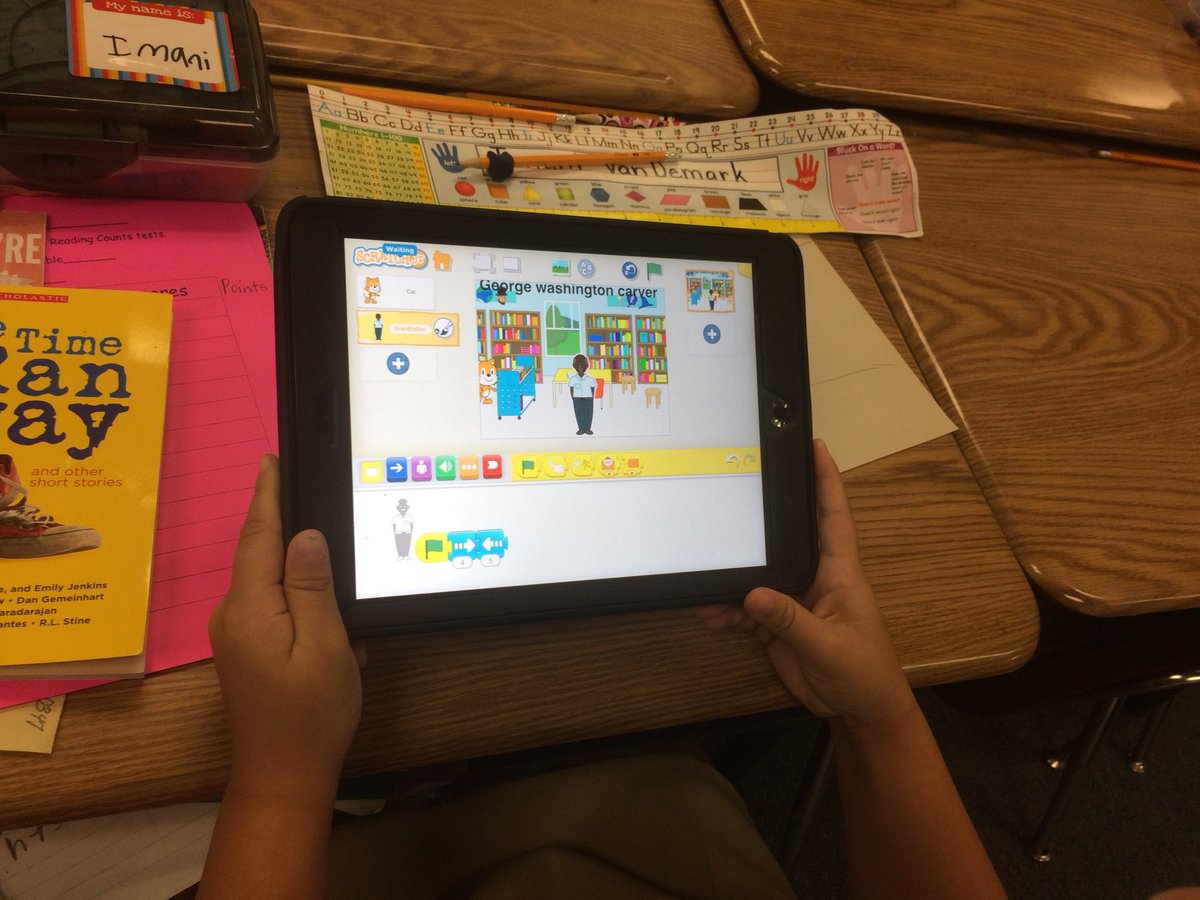 FranCorradetti's tweet photo. My @WoodwardStars Students using @ScratchJr for #DLDay @VolusiaSTEM @volusiaschools https://t.co/MJ766fe0c6