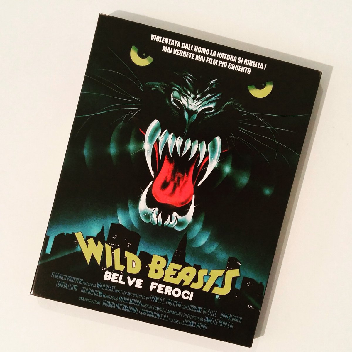 Réception du jour. #LesBetesFerocesAttaquent #WildBeasts #BelveFeroci #LorraineDeSelle #JohnAldrich #UgoBologna #LouisaLloyd #FrancoProsperi #Bluray #TheEcstasyOfFilms #Italie #Italy #Italia #Cinema