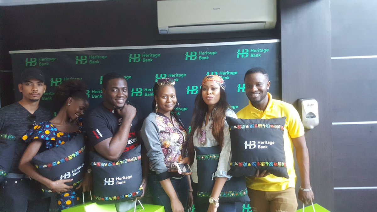 heritagebankplc's tweet photo. Guess who came by our office today? The ex #BBNaija2018 housemates, Khloe @kbrule94 @DeeoneComedian @IamPrincessBBN @vandora_vandora @BittoBryan Stay tuned to our timeline for more #BbNaija #OutOfHouse moments
#HeritageBank
#BigBrotherNaija2018 https://t.co/PB58lipycu