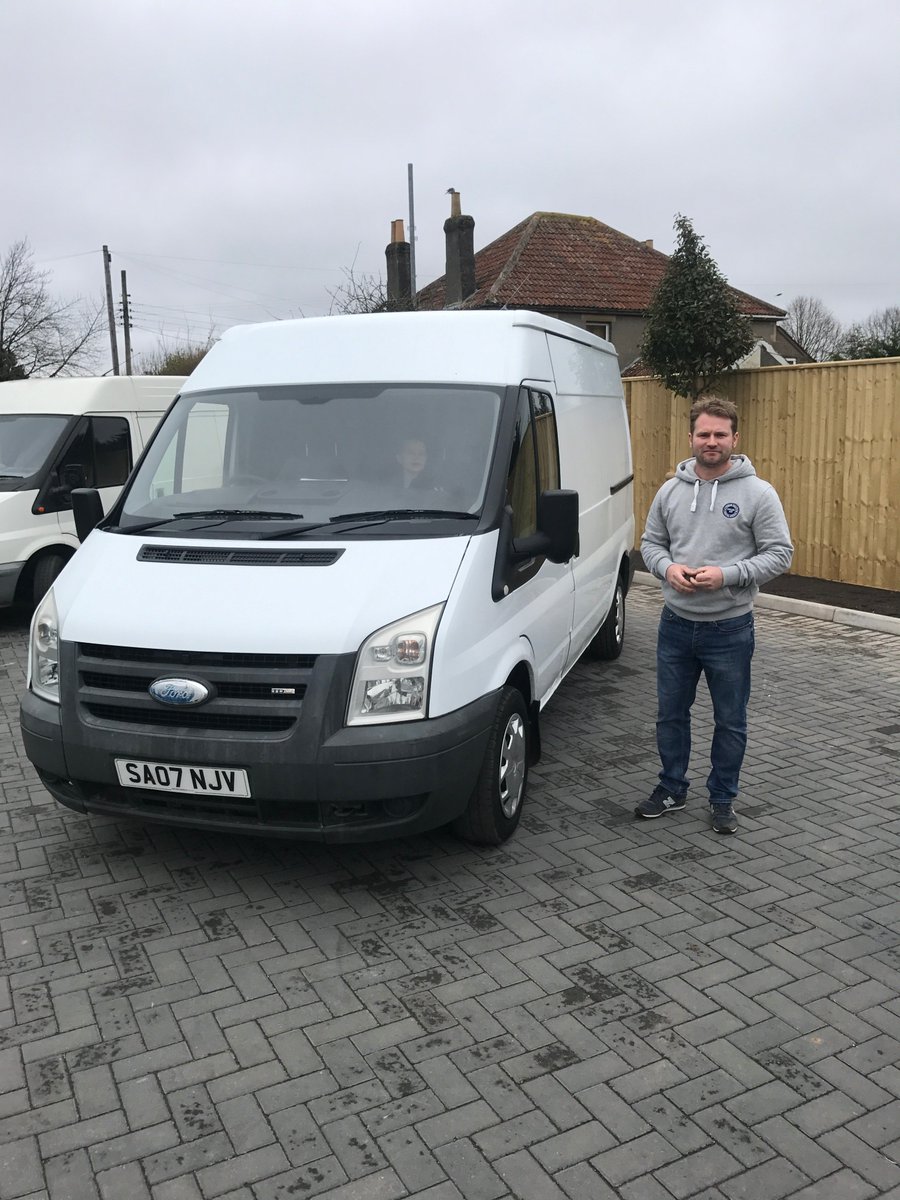 Thomas from Mangotsfield collecting his Ford Transit the other day. Thank you for the business Thomas, enjoy the new van! #Vans365