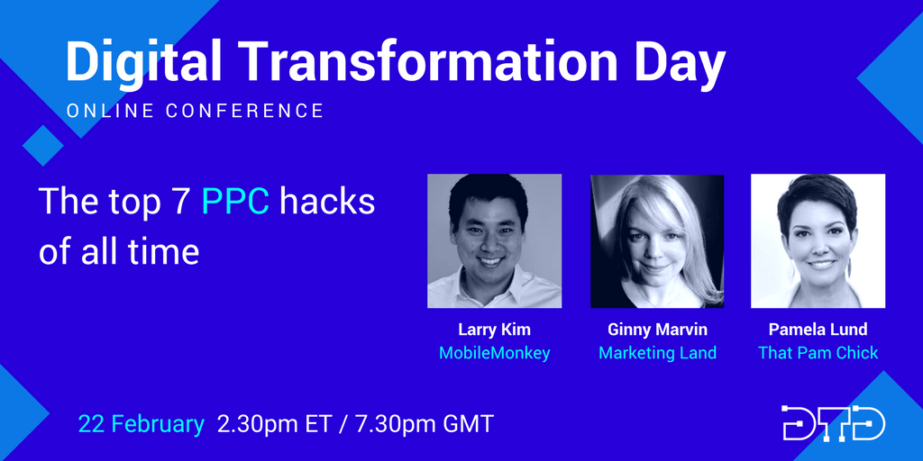 larrykim's tweet photo. ππLooking forward to speak at @semrush's #DTDConf today among other marketing experts. I'll talk about my top 7 PPC Hacks of all time ππ¦ Join me if you can ππ» https://t.co/OyR9aRuysQ
#PPChacks #PPCstrategy https://t.co/UQ5x9l43Y3