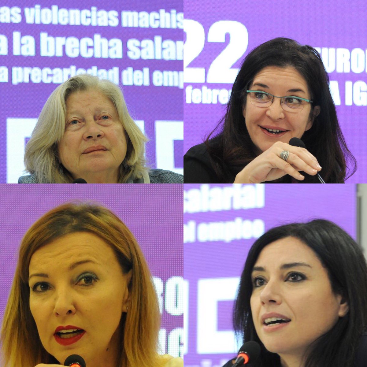 CCOO's tweet photo. Mujeres del movimiento feminista, la universidad, la cultura y el sindicalismo contra la desigualdad social y laboral
https://t.co/8ry0dEEFaN https://t.co/9TUnCpPJru
