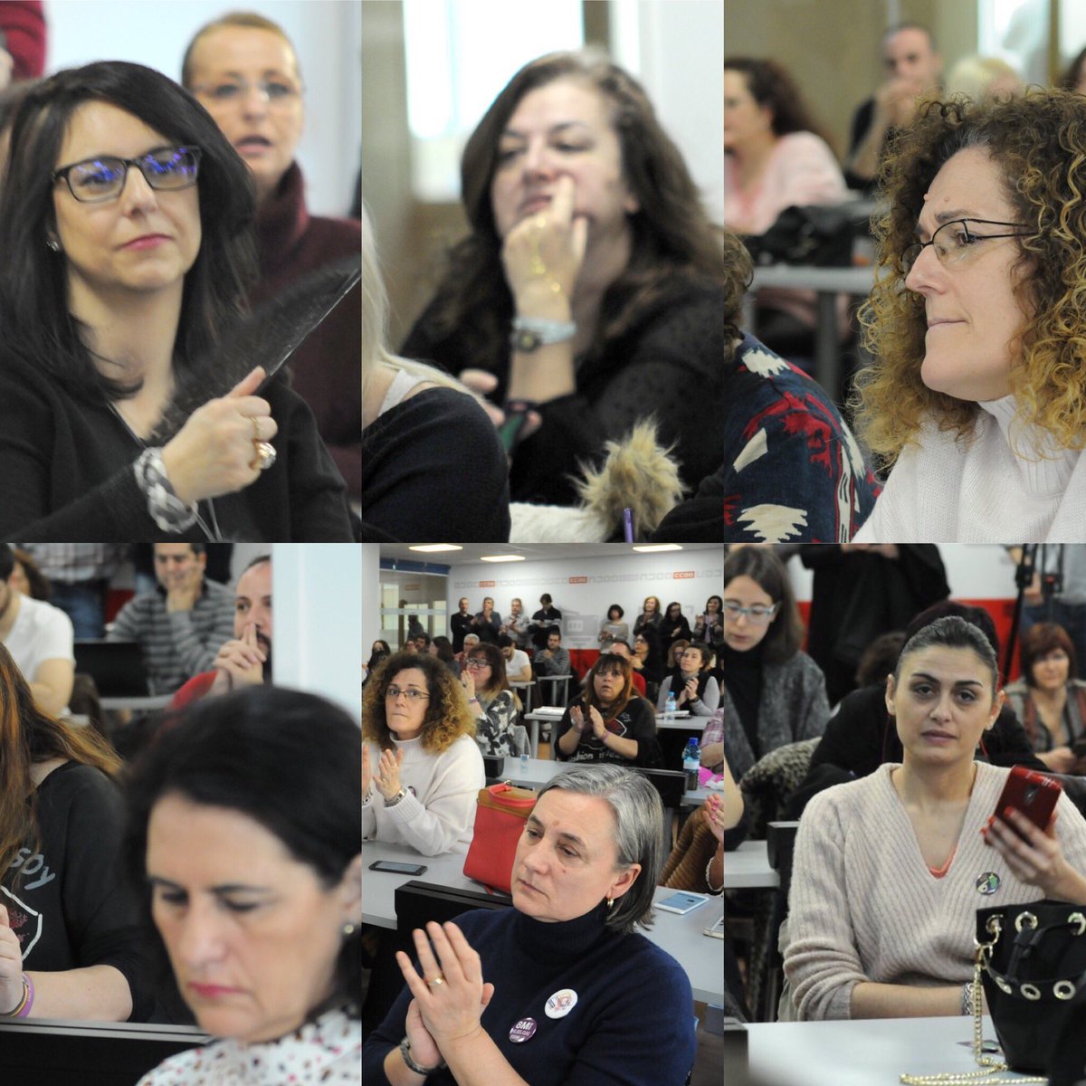 CCOO's tweet photo. Mujeres del movimiento feminista, la universidad, la cultura y el sindicalismo contra la desigualdad social y laboral
https://t.co/8ry0dEEFaN https://t.co/9TUnCpPJru