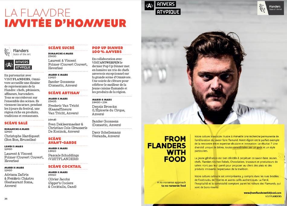 #COUNTDOWN La Flandre, invitée d'honneur !  <a href="/OmnivoreWorld/">Omnivore Food Festival</a> <a href="/omnivoreluc/">Luc Dubanchet</a>  @theplaceto_be @visitflanders <a href="/VisitAntwerpen/">Visit Antwerpen</a>