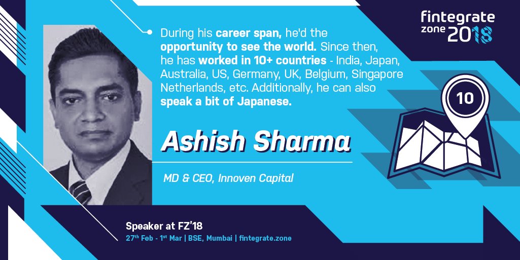 FintegrateZone's tweet photo. Ashish Sharma, MD & CEO of @InnoVenCap_IN has extensive global and governance experience. He has served on boards of several NBFC's and Joint Ventures as well. Hear him talk on Funding Enterprise Innovation in India at day 2 of #FZ18. #CountdownToFZ18 https://t.co/hFSkICvS1g