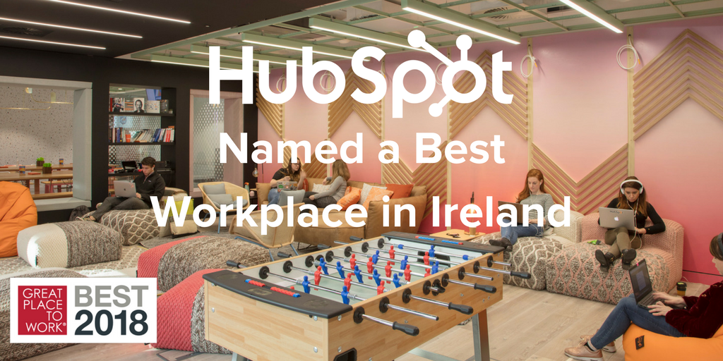 tamaralilian_'s tweet photo. Feeling lucky to work at @HubSpot where our EMEA headquarters in Dublin were just named a Best Workplace in Ireland by Great Place to Work! https://t.co/8UoDAYFuqf #hubspotlife https://t.co/4UVQvBI8qC