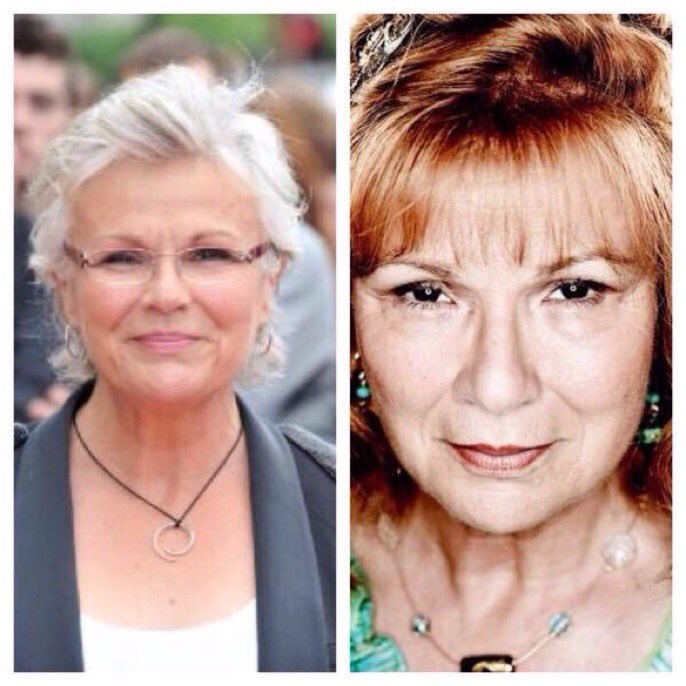 February 22: Happy Birthday, Julie Walters! She played Molly Weasley in the films. 