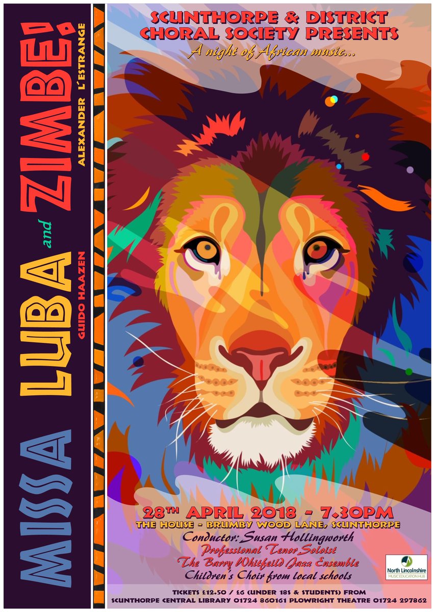 Susan Hollingworth DUniv BEM (@susanhollingwo1) on Twitter photo Come and hear the fabulous Zimbe by <a href="/ALEstrangeMusic/">Alexander L'Estrange</a> and the Missa Luba. An African concert not to be missed sung by <a href="/scun_choral/">ScunChoral</a> Sat.April 28th at the House,Scunthorpe. Tickets <a href="/theplowright/">The Plowright Theatre</a>. PleaseRT <a href="/RCofScunthorpe/">Scunthorpe Rotary</a> <a href="/VisitNorthLincs/">Visit North Lincs Biz</a> <a href="/NLMusicService/">NLMusicService</a> #LincsConnect <a href="/lincstoday/">Lincolnshire Today</a> Come and hear the fabulous Zimbe by <a href="/ALEstrangeMusic/">Alexander L'Estrange</a> and the Missa Luba. An African concert not to be missed sung by <a href="/scun_choral/">ScunChoral</a> Sat.April 28th at the House,Scunthorpe. Tickets <a href="/theplowright/">The Plowright Theatre</a>. PleaseRT <a href="/RCofScunthorpe/">Scunthorpe Rotary</a> <a href="/VisitNorthLincs/">Visit North Lincs Biz</a> <a href="/NLMusicService/">NLMusicService</a> #LincsConnect <a href="/lincstoday/">Lincolnshire Today</a>
