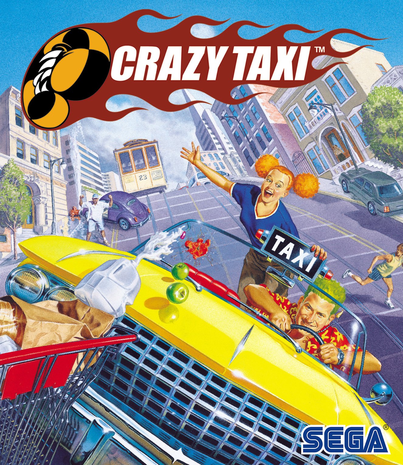 Crazy Taxi Art as Games