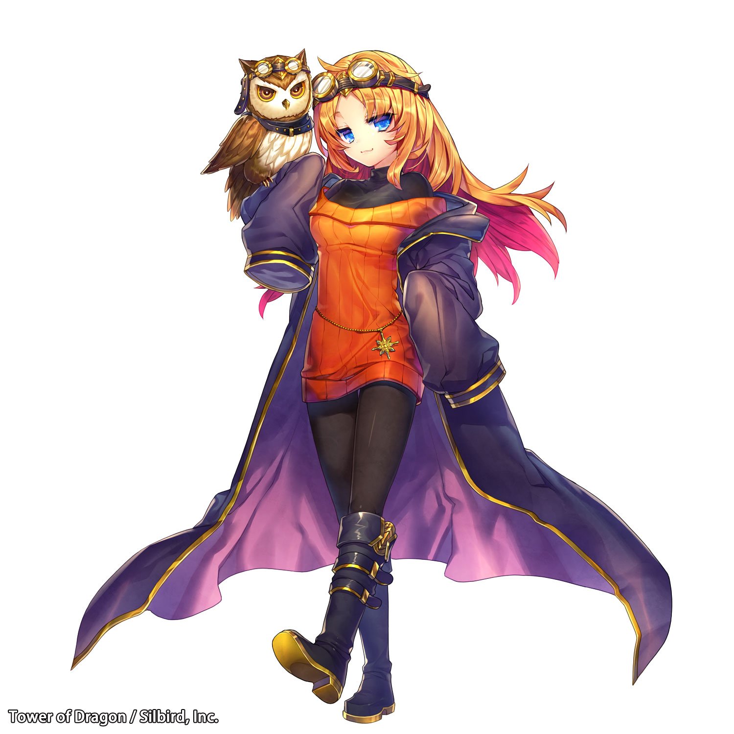 Twitter 上的 れんた 3 16 4 1イラスト担当書籍発売です 告知宣伝 株式会社silbird様の タワーオブドラゴン T Co Vouma2bnyj にてイラストを描かせて頂きました 発明才梟神ミネル 知恵の女神ミネル 発明家ミネル というキャラになります