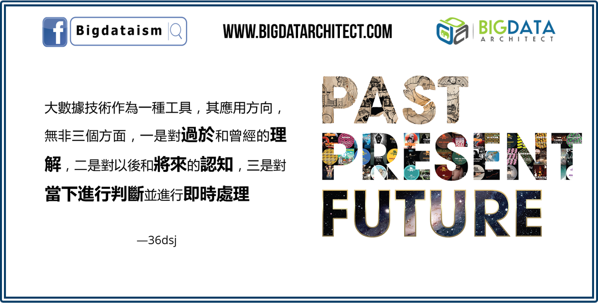 Bigdatarch's tweet photo. #大數據 #技術 作為一種工具，其應用方向，無非三個方面，一是對過於和曾經的理解，二是對以後和將來的認知，三是對當下進行判斷並進行即時處理 #BigData | #DigitalBanking | #Computing | #Tech | #AI | #blockchain | #fintech | #數據 | #人工智能 | #區塊鏈 | #比特幣 | #smart | #future | #tool https://t.co/bFTOcCHeXm