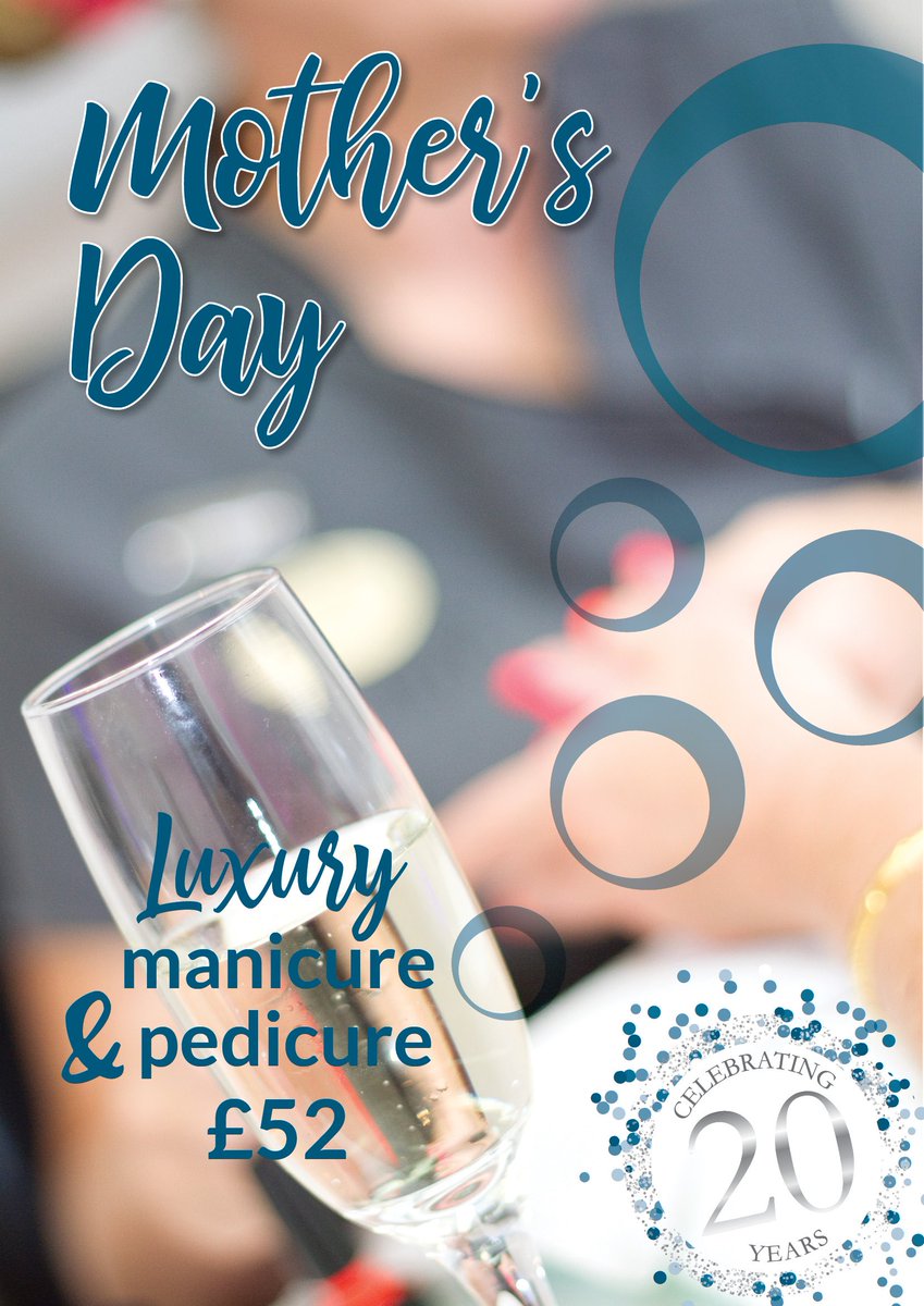 saloncalledfish's tweet photo. Treat Mum to something extra special this #mothersday! 

The gift that keeps on giving... a luxury Manicure &amp; Pedicure for just £52... with unlimited prosecco! Call us on 01752 691696 to get her appointment booked in now! https://t.co/UDfU8r7Aji