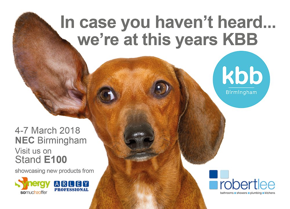 We will be attending the #kbb18 event to showcase new products in our @Arleyprof and @SynergyBathroom ranges. Make sure to visit us at E100 in hall 20, you won't want to miss this! @kbblive