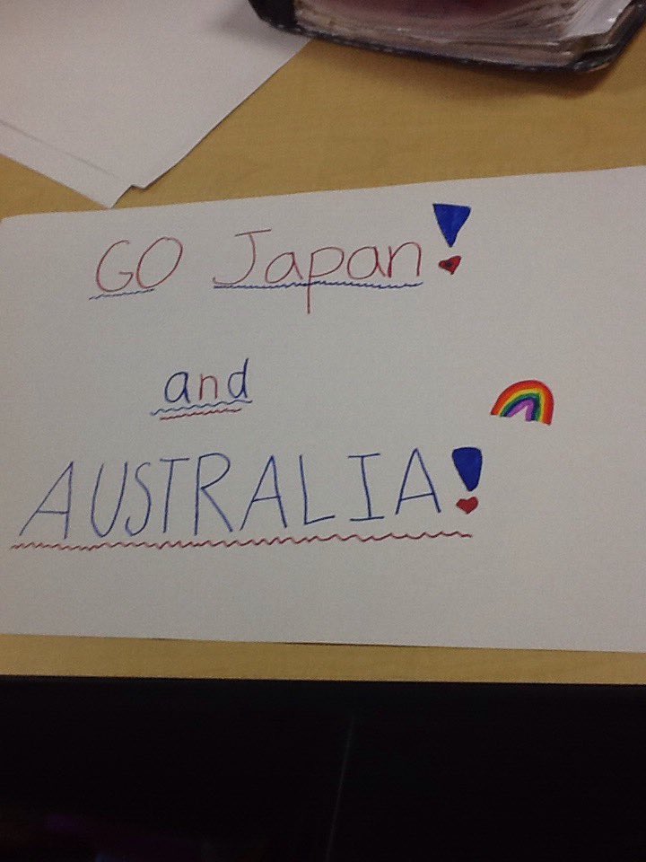 billups_class's tweet photo. Today we are working on signs for the pre-k Olympics good luck. S.O #Trinitylearns https://t.co/FrV5vEbamu
