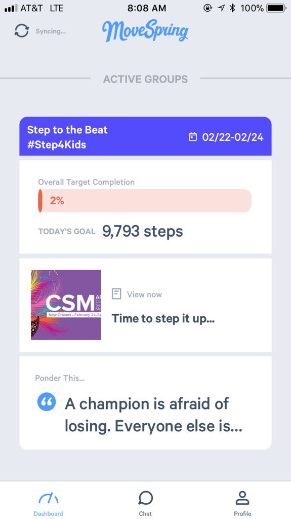 PTPintcast's tweet photo. Let’s Goooooo! #Step4Kids #APTACSM @APTASA @APTAcsm @APTAtweets https://t.co/eLc5hL37CN