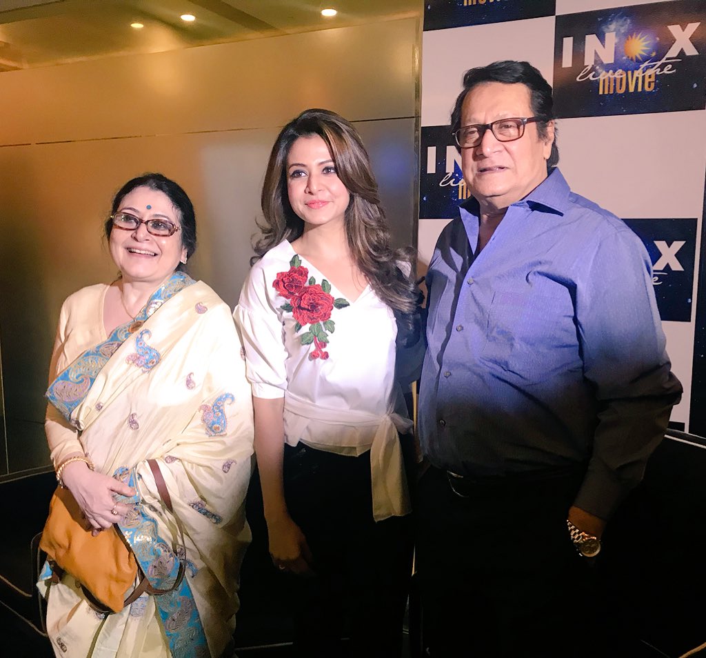 It is indeed a very special day for <a href="/YourKoel/">Koel Mallick</a> as #RanjitMallick makes a comeback to the silver screen! She is here to support the entire team of #Honeymoon
<a href="/myslf_soham/">Soham Chakraborty</a> <a href="/subhashreesotwe/">Subhashree Ganguly</a> <a href="/SurinderFilms/">Surinder Films</a> <a href="/savvygupta/">Savvy</a> <a href="/premendubikash/">PremenduBikash Chaki</a> <a href="/nispalsingh/">nispal singh</a> <a href="/hijbjjibij/">padmanabha dasgupta</a> <a href="/DeyShyamS/">SHYAM SUNDAR DEY</a> <a href="/SISE_IN/">Second Innings</a>