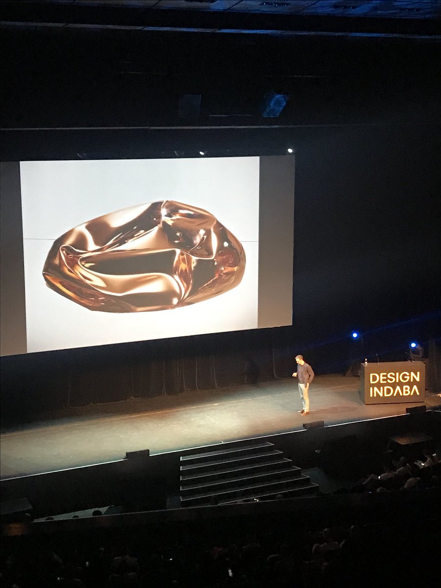 KeepTheYellow's tweet photo. @TomDixonStudio work has become even more prominent. The Tom Dixon brand gave Tom a platform to produce iconic designs such as Mirror Ball, Copper Shade, Wingback chair and Beat light. @DI_Festival #designIndaba https://t.co/UQkTy95OKw