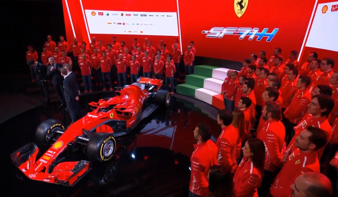 Ferrari 2018 F1 car unveiled