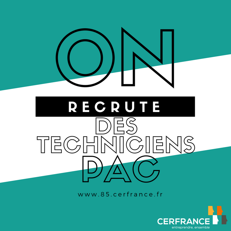 Cerfrance85's tweet photo. 📢 On recrute des techniciens #PAC en Vendée, n'hésite pas à RT si tu en connais 🤝  
L'aventure commence ici : https://t.co/P8bCwd7vhX

#Vendée #Recrutement #Cerfrance #Emploi https://t.co/cXYfw0i4rv